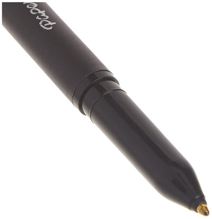 60-pack - Paper Mate Ballpoint Black Ink Pens, Write Bros., Medium Point (1.0mm)