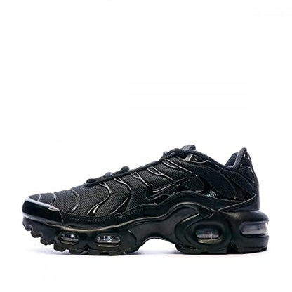 Nike Air Max Plus (gs) Big Kids Cd0609-001 Size 7 Black/Black-Black