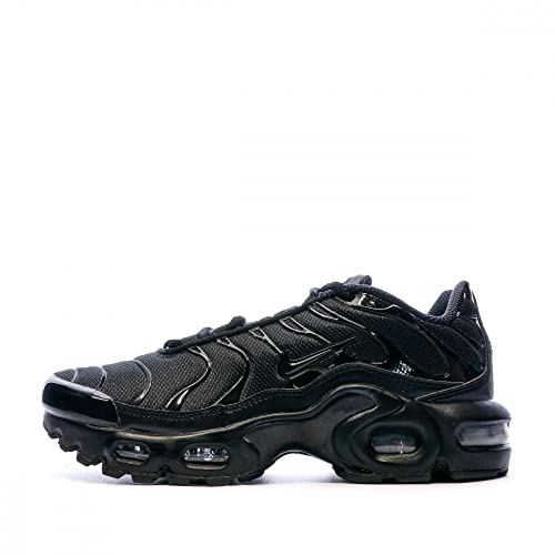 Nike Air Max Plus (gs) Big Kids Cd0609-001 Size 7 Black/Black-Black