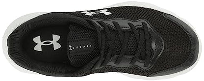 Under Armour Boy's Pre School Escape 4 Alternate Closure Running Shoe, (001) Black/White/White, 2.5 Little Kid