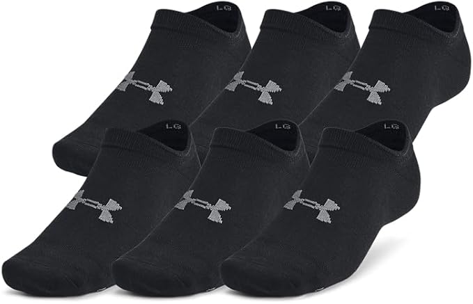 Under Armour Unisex Adult Essential No Show Socks (6 Pairs)