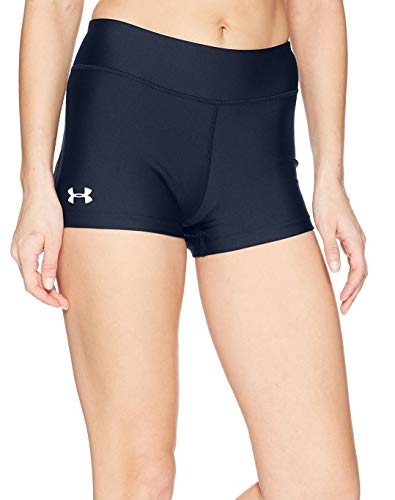 Under Armour Women's On The Court 3" Shorts,Midnight Navy /White, X-Small