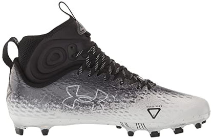 Under Armour Men's Spotlight Lux MC 2.0 Football Shoe, (001) Black/White/White, 11