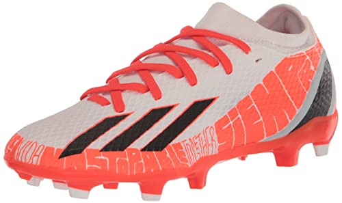 adidas Unisex X Speedportal Messi.3 Firm Ground Soccer Shoe, FTWR White/Core Black/Solar Red, 7 US Men