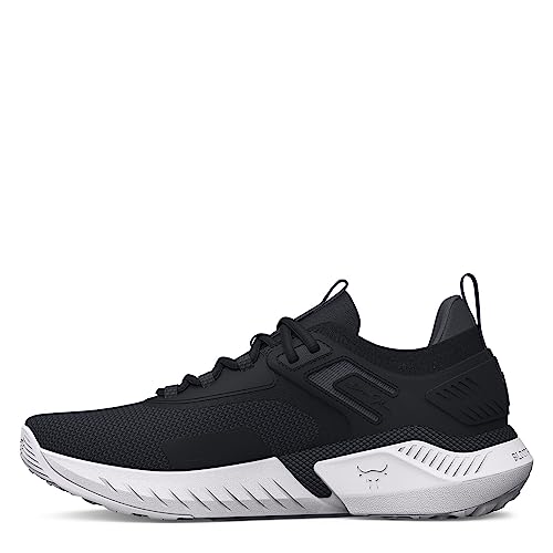 Under Armour Women's Project Rock 5 (Black/White, us_Footwear_Size_System, Adult, Women, Numeric, Medium, Numeric_6)