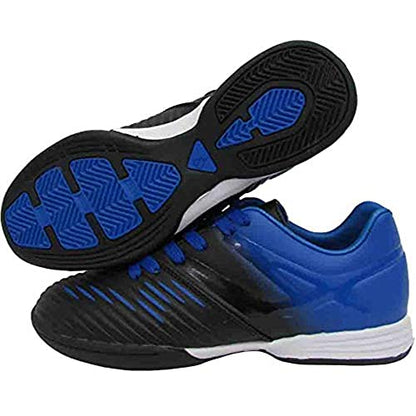 Vizari Kids Liga in Indoor Soccer Shoes | Boys and Girls (Blue/Black, 12.5)