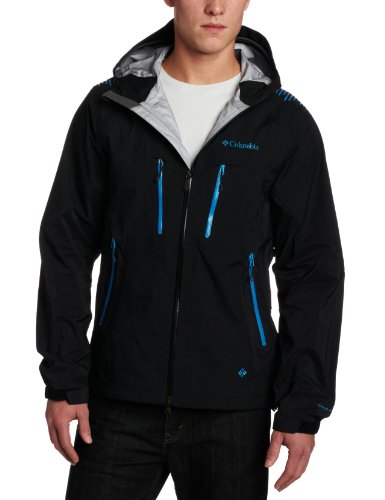 Columbia Men's Peak II Shell Jacket (Large, Black)