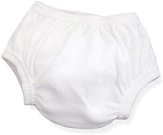 Baby Jay 100% Cotton White Diaper Cover for Boy or Girl (0-3 Months)