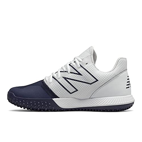 New Balance Men's FuelCell 4040 V6 Turf-Trainer Baseball Shoe, Team Navy/White, 9