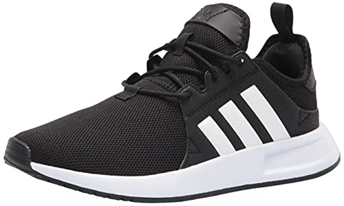 adidas Originals X_PLR Sneaker, Black/White/Black, 3.5 US Unisex Little Kid