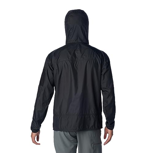 Columbia Men's Standard Challenger Windbreaker, Black, Large