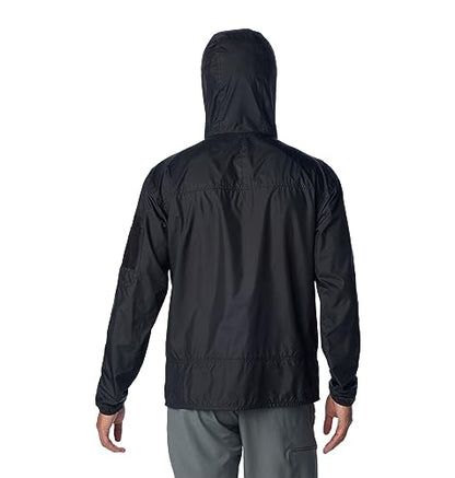Columbia Men's Standard Challenger Windbreaker, Black, Large