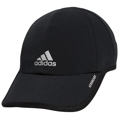adidas Women's Superlite 2 Relaxed Adjustable Performance Cap, Black/White, One Size
