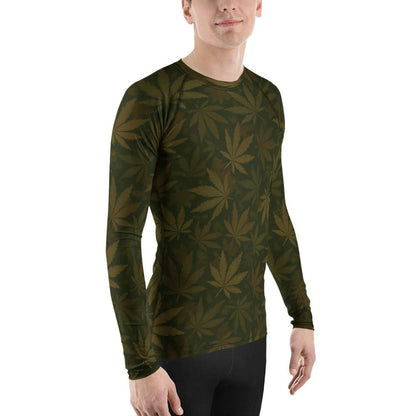 420 camo hunting Rash Guard