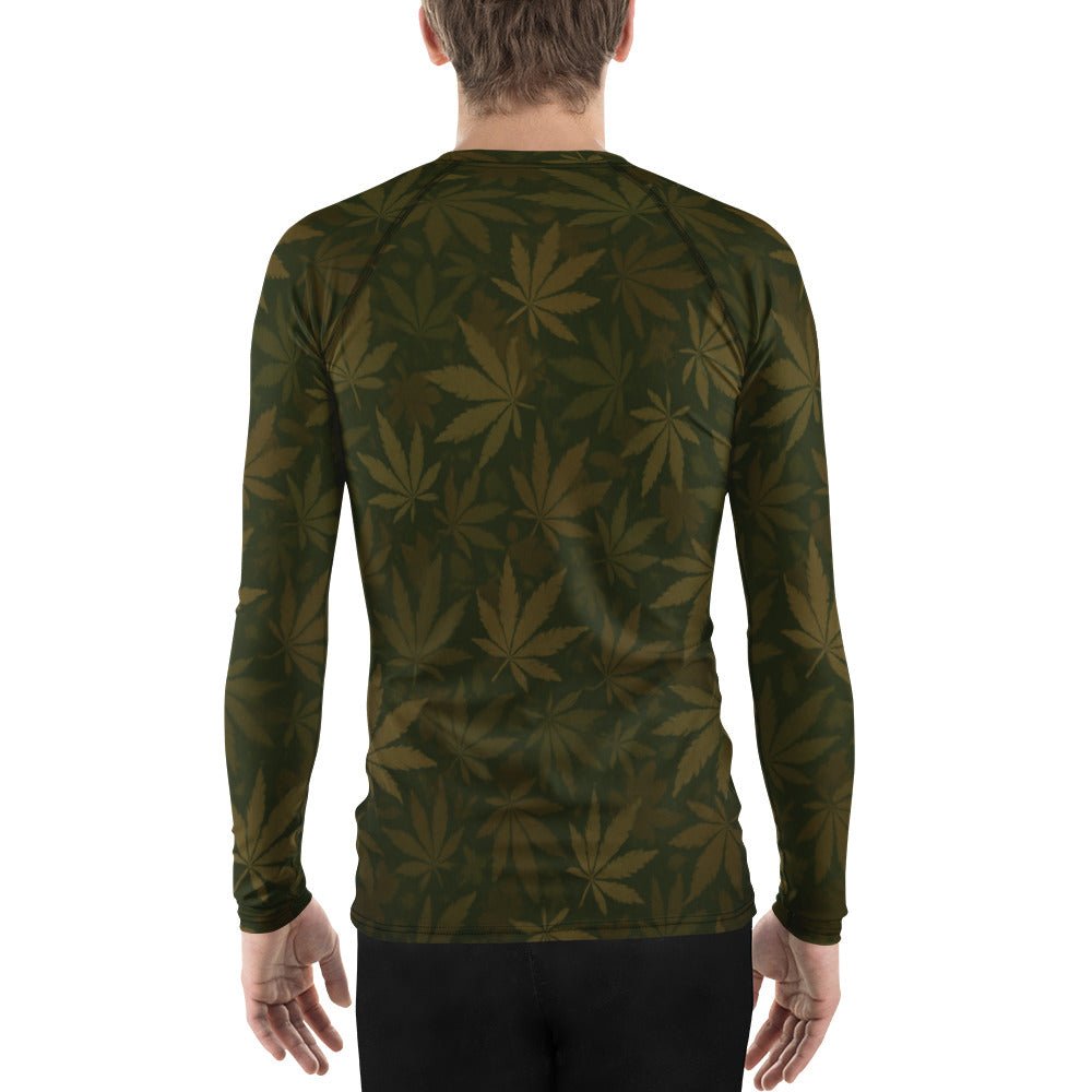 420 camo hunting Rash Guard