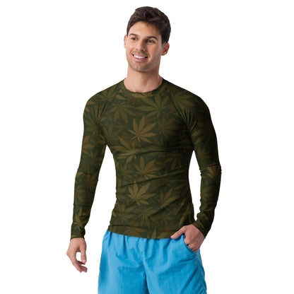 420 camo hunting Rash Guard