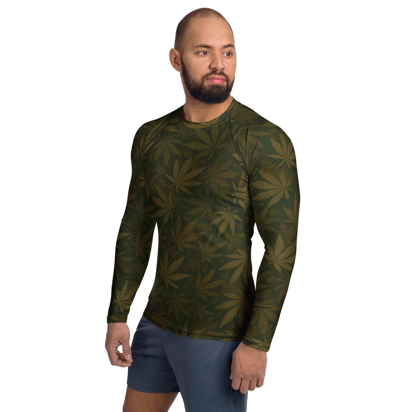 420 camo hunting Rash Guard
