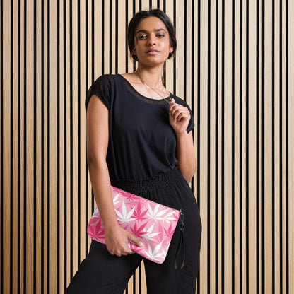 420 pink camo Crossbody bag