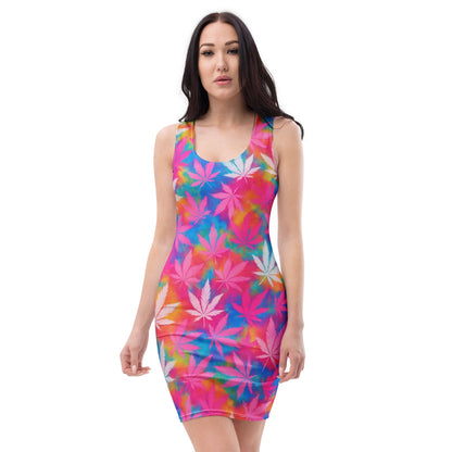 Tie-dye Bodycon dress