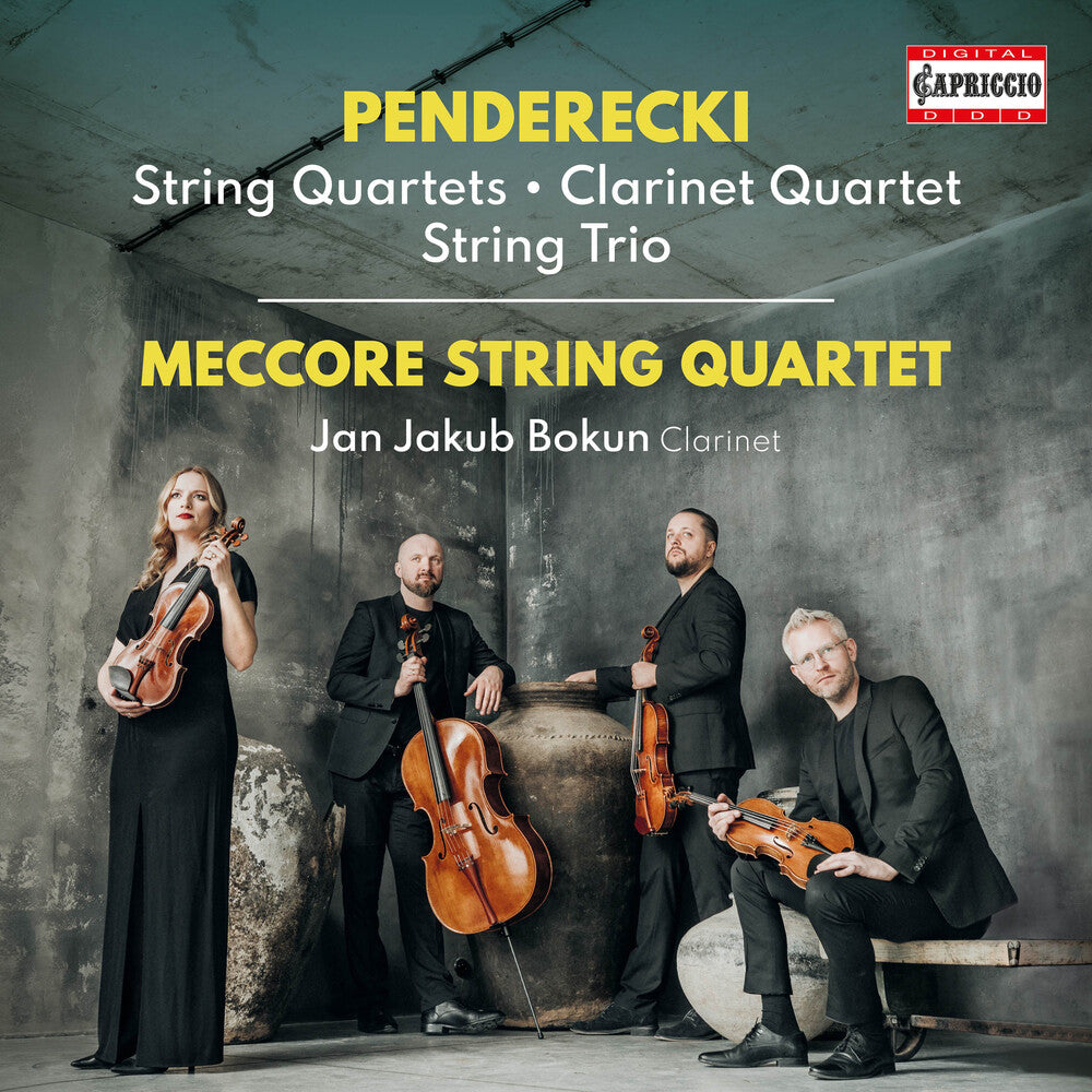 Penderecki / Meccore String Quartet - String Quartets Clarinet Quartet String Trio Music CD