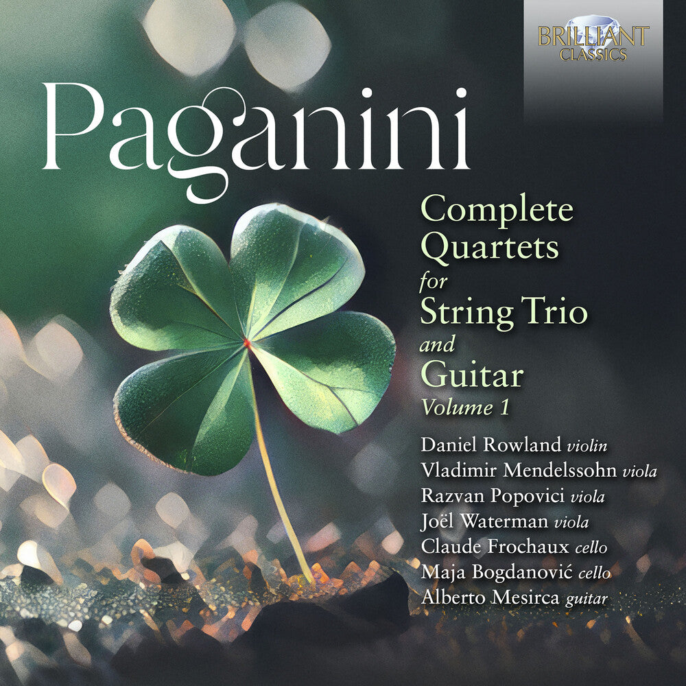 Paganini / Rowland / Bogdanovic - Complete Quartets For String Trio & Guitar Vol. 1 [CD]