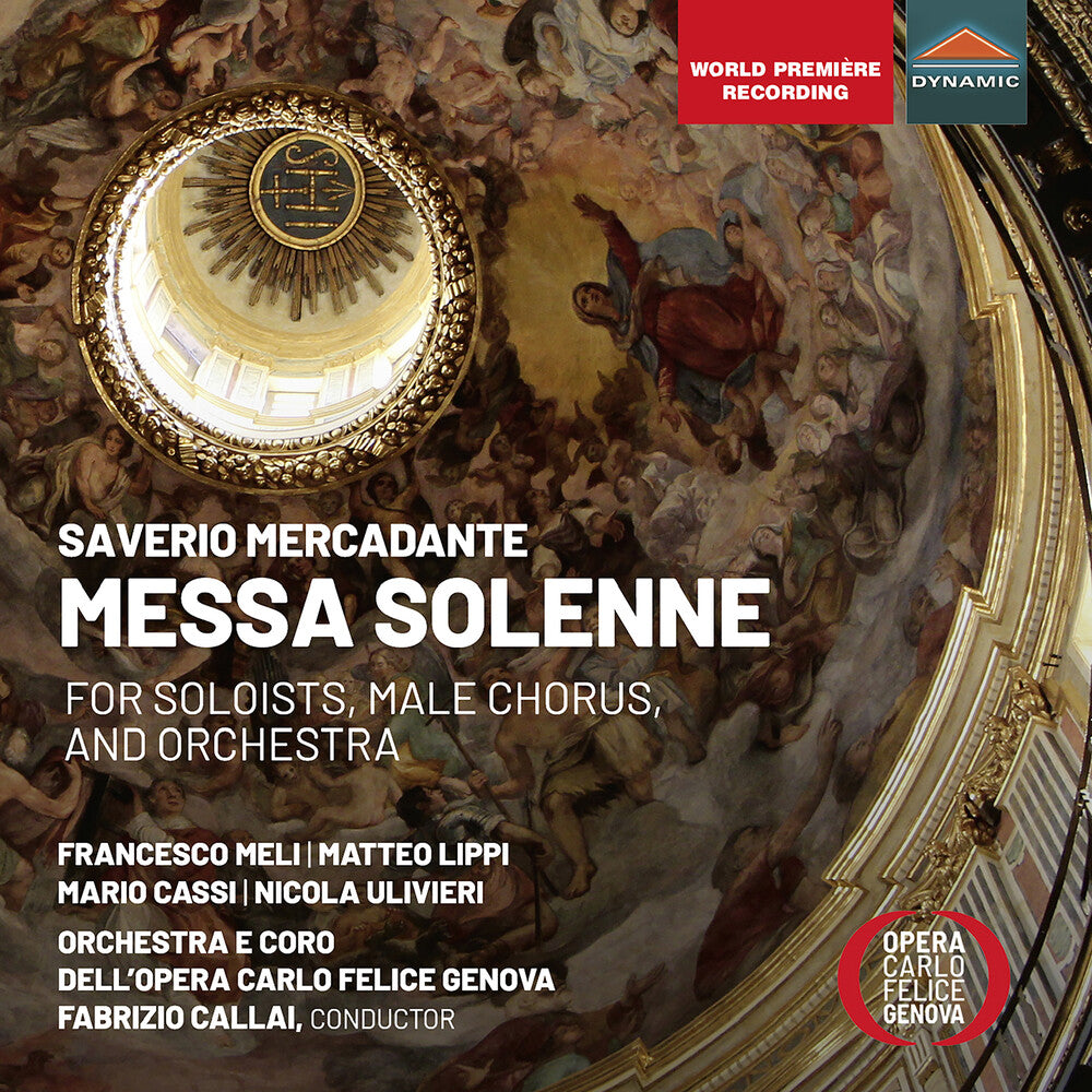Mercadante / Meli / Lippi - Messa Solenne For Soloists Male Chorus & Orchestra [CD]