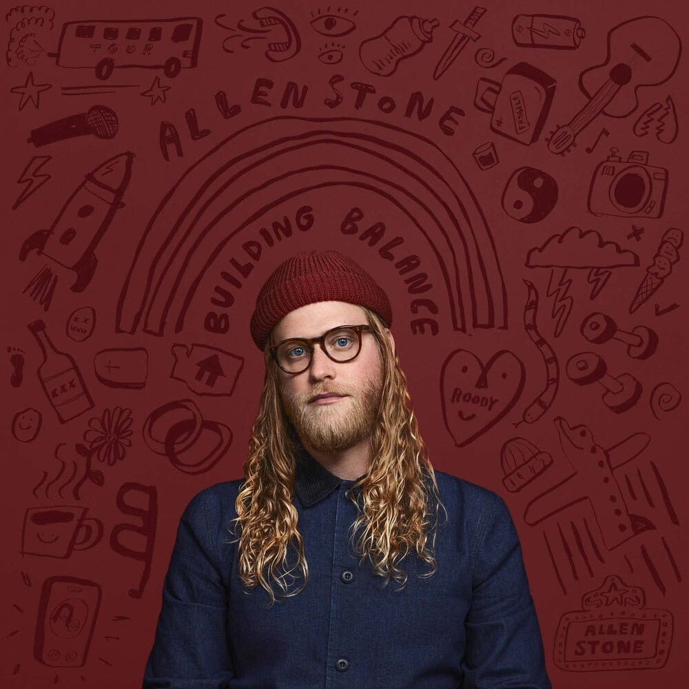 Allen Stone - Building Balance [Blue & Red LP] Vinyl Record