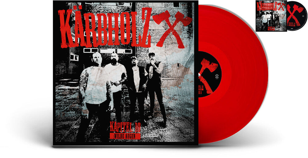 Kärbholz - Kapitel 10: Wilde Augen - Transparent Red (W/Cd) [LP] Vinyl Record