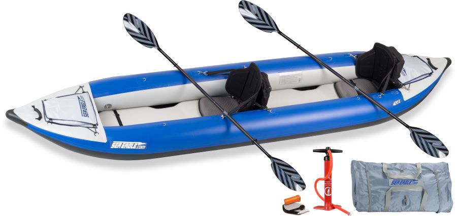 The 420x Explorer Inflatable Kayak - Pro Kayak Package