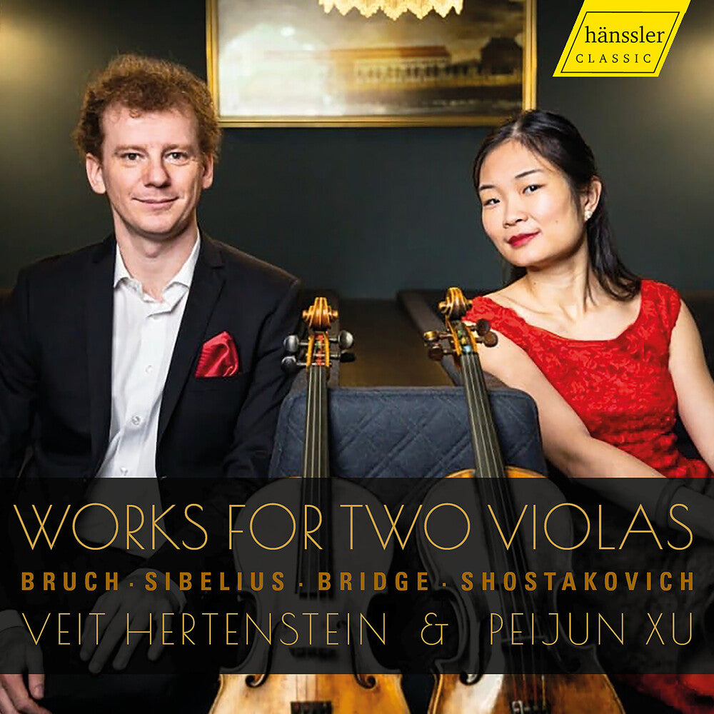 Bruch / Sibelius / Hertenstein - Works For Two Violas Music CD