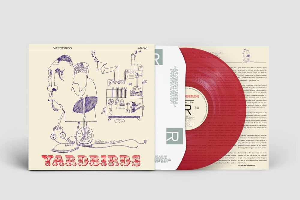 Yardbirds - Roger The Engineer: Stereo Mix [Clear Vinyl] (Red) (Uk) Vinyl Record