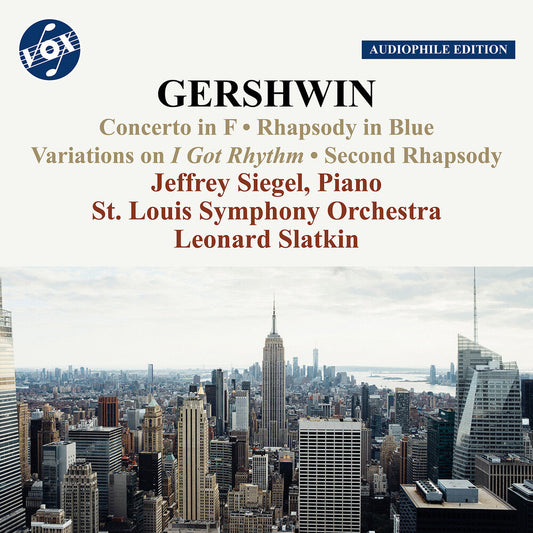 Gershwin / Siegel / St. Louis Symphony Orchestra - Piano Concerto In F Rhapsody No. 2 I Got Rhythm Music CD