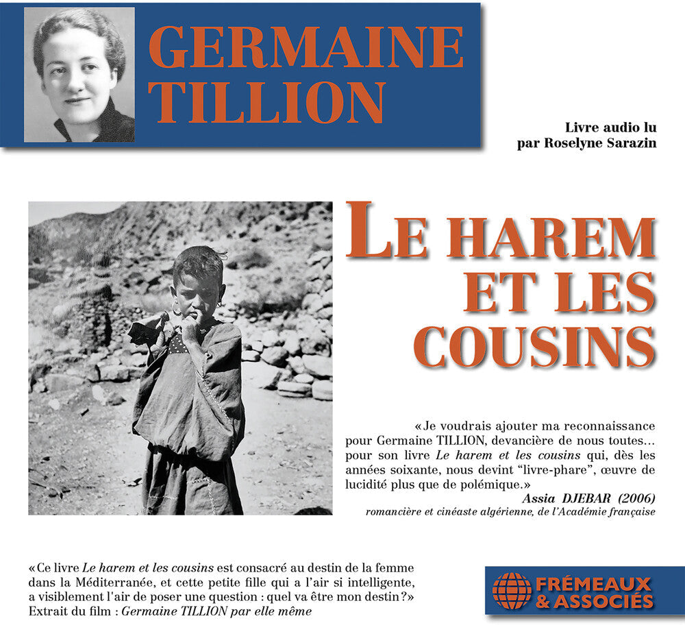 Germaine Tillion - Le Harem Et Les Cousins - Lu Par Roselyne Sarazin [CD]