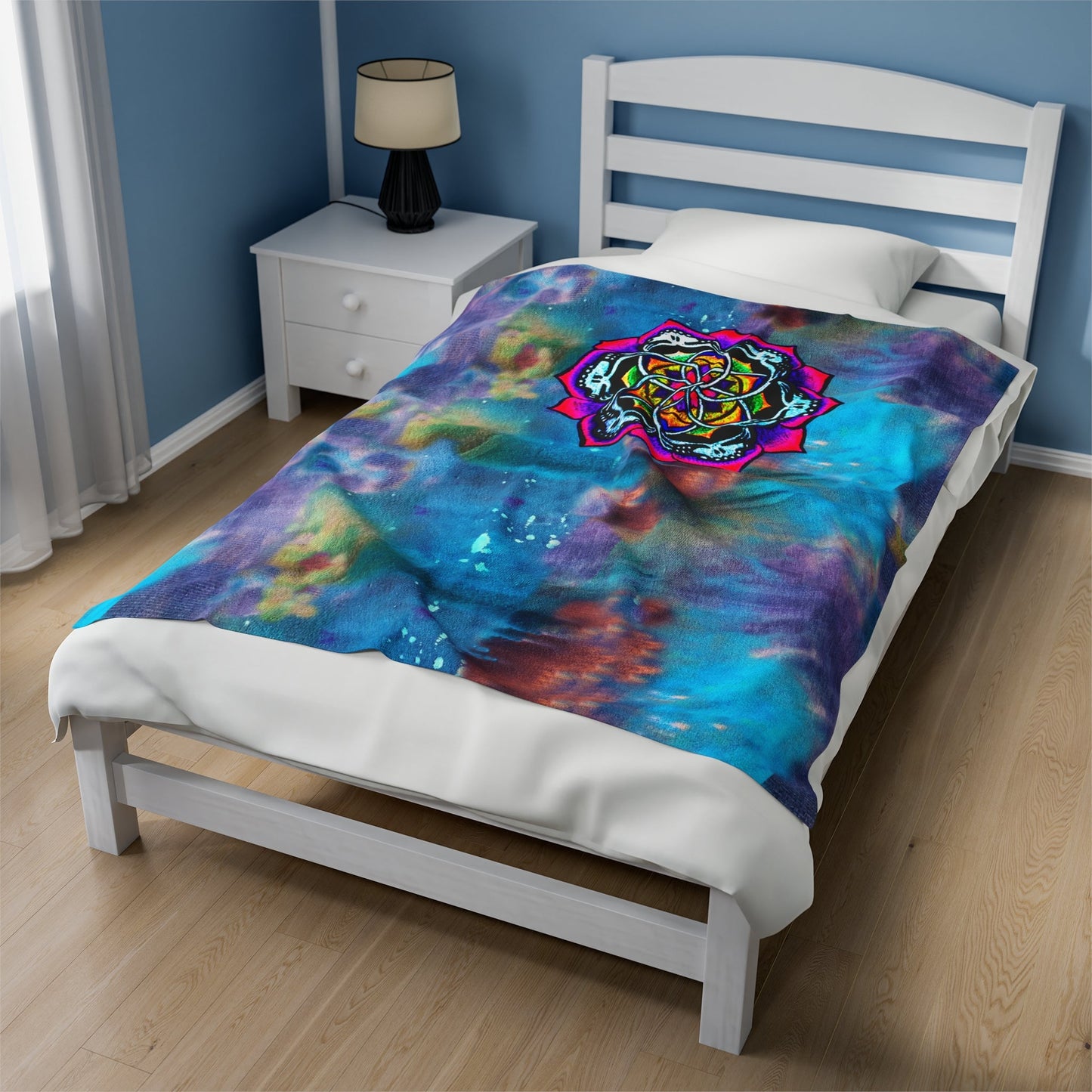 DEADPUNK Mandala Plush Blanket