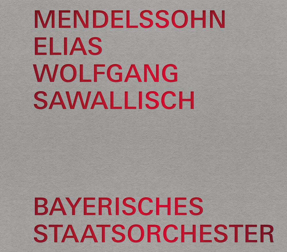 Mendelssohn / Fassbaender / Schreier - Elias [CD]