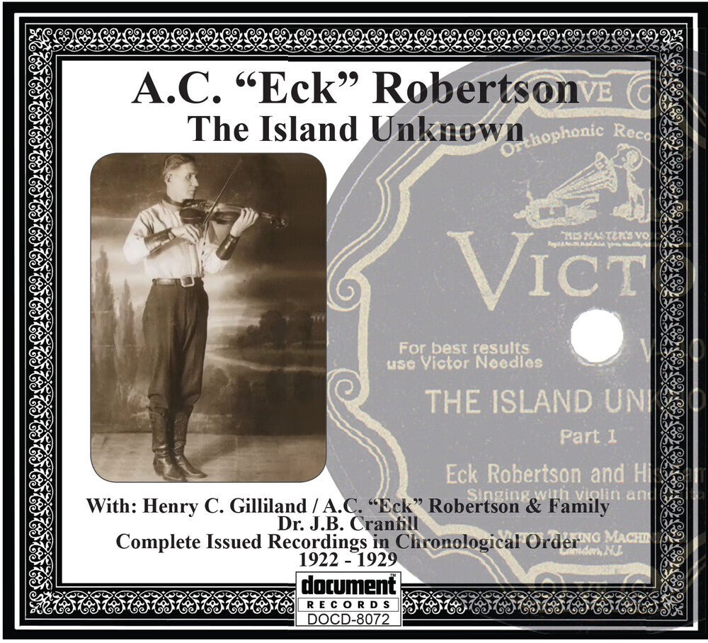 A Robertson .C.(Eck) - Island Unknown [CD]