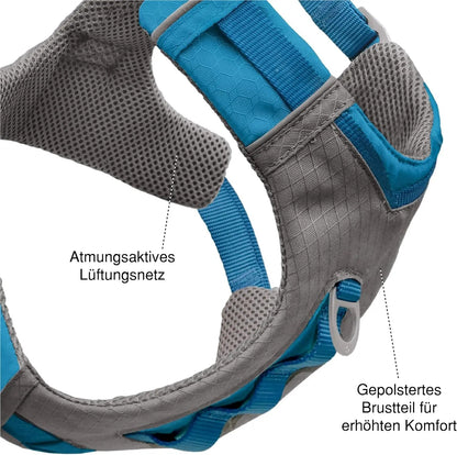 Nomad Carrier Backpack - Airline Approved Dog Bag for Travel - Stylish Pet Backpack with Waterproof Bottom - Lightweight for Hiking - Small Breed Dog Carrier with Tablet Sleeve - Blue