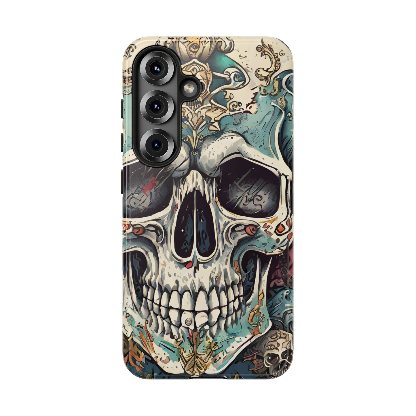 Abstract Skull Tough Phone Case
