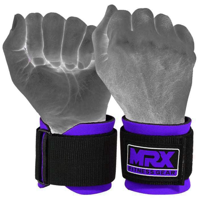 MRX Weight Lifting Wrist Straps Lifting Wrap Gym Bodybuilding Workout - Triathlete Store