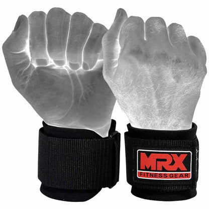 MRX Weight Lifting Wrist Straps Lifting Wrap Gym Bodybuilding Workout - Triathlete Store