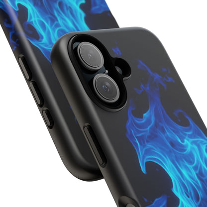Blue Flames Tough  Phone Case