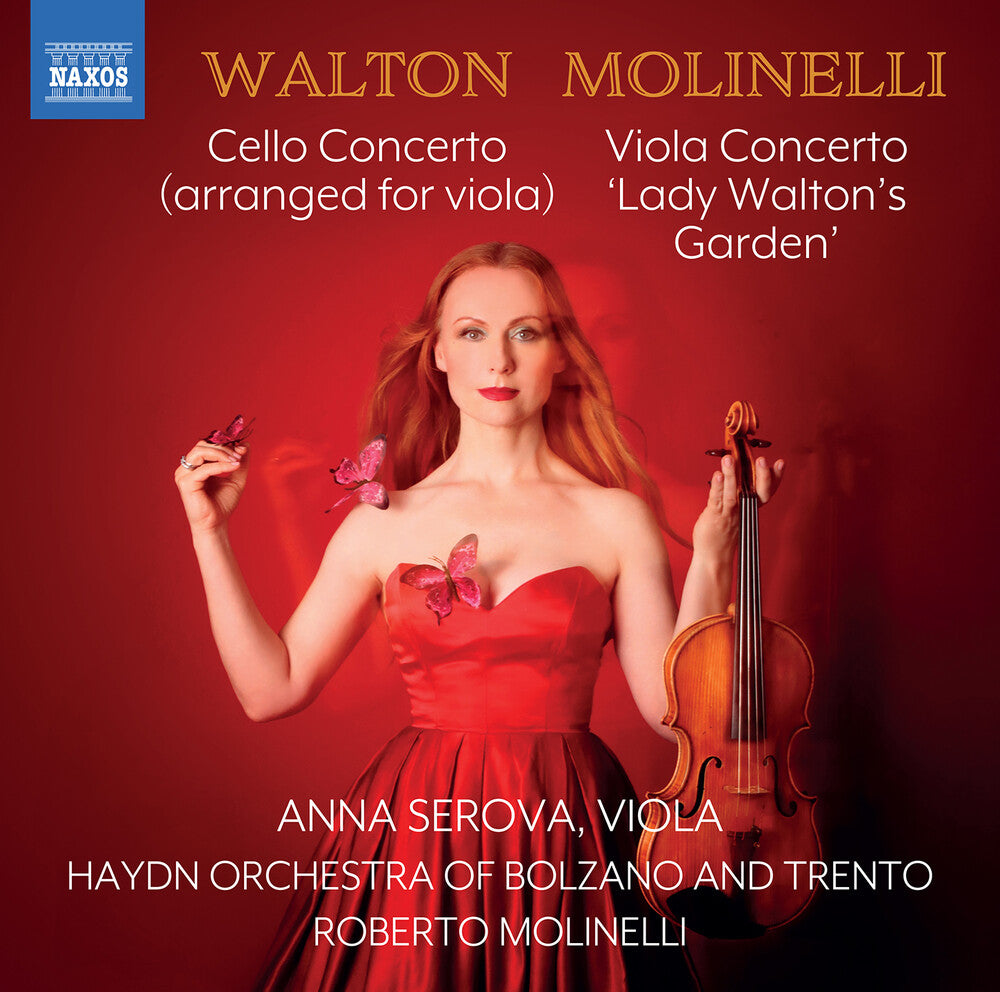 Molinelli / Walton / Serova - Cello Concerto (Arr. For Viola & Orchestra) [CD]