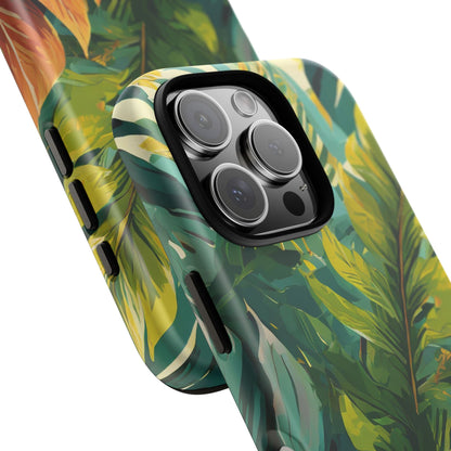 Tropical Leaf Tough Phone Case