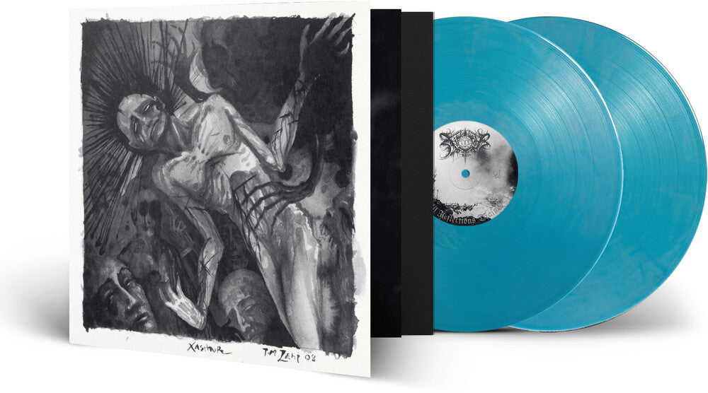 Xasthur - All Reflections Drained - Silver/Blue Marble (Slv) [LP] Vinyl Record