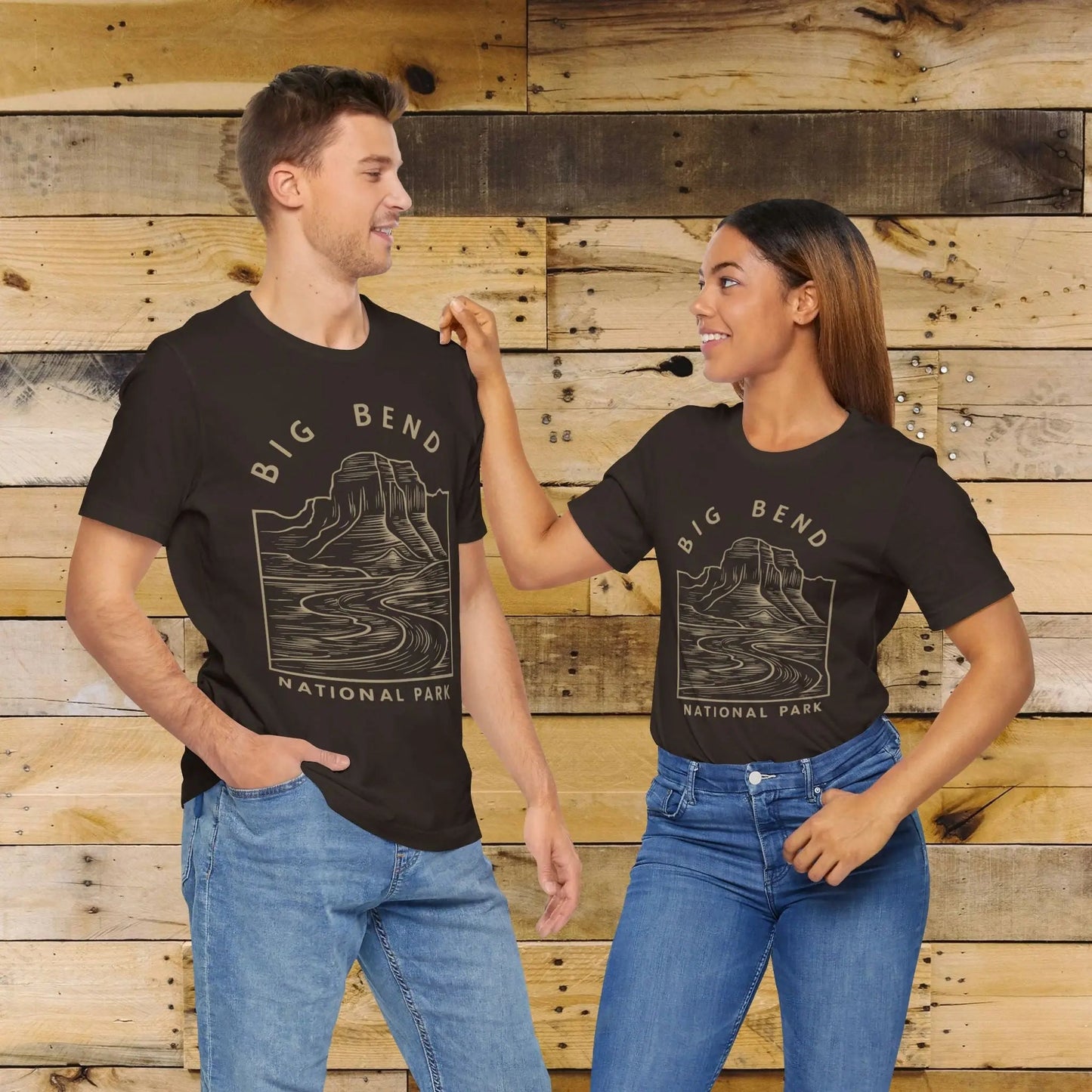 Big Bend National Park Unisex Fit Soft T-Shirt Curving River