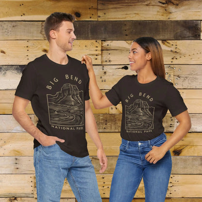 Big Bend National Park Unisex Fit Soft T-Shirt Curving River