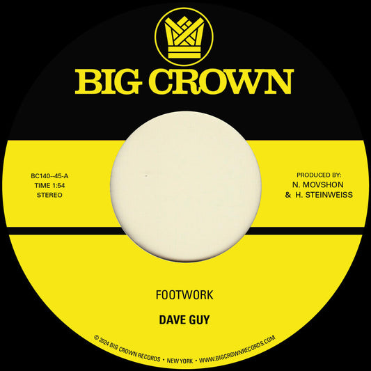 Dave Guy - Footwork / Morning Glory [7" Vinyl]