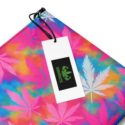 420 pink tie-dye Crossbody bag