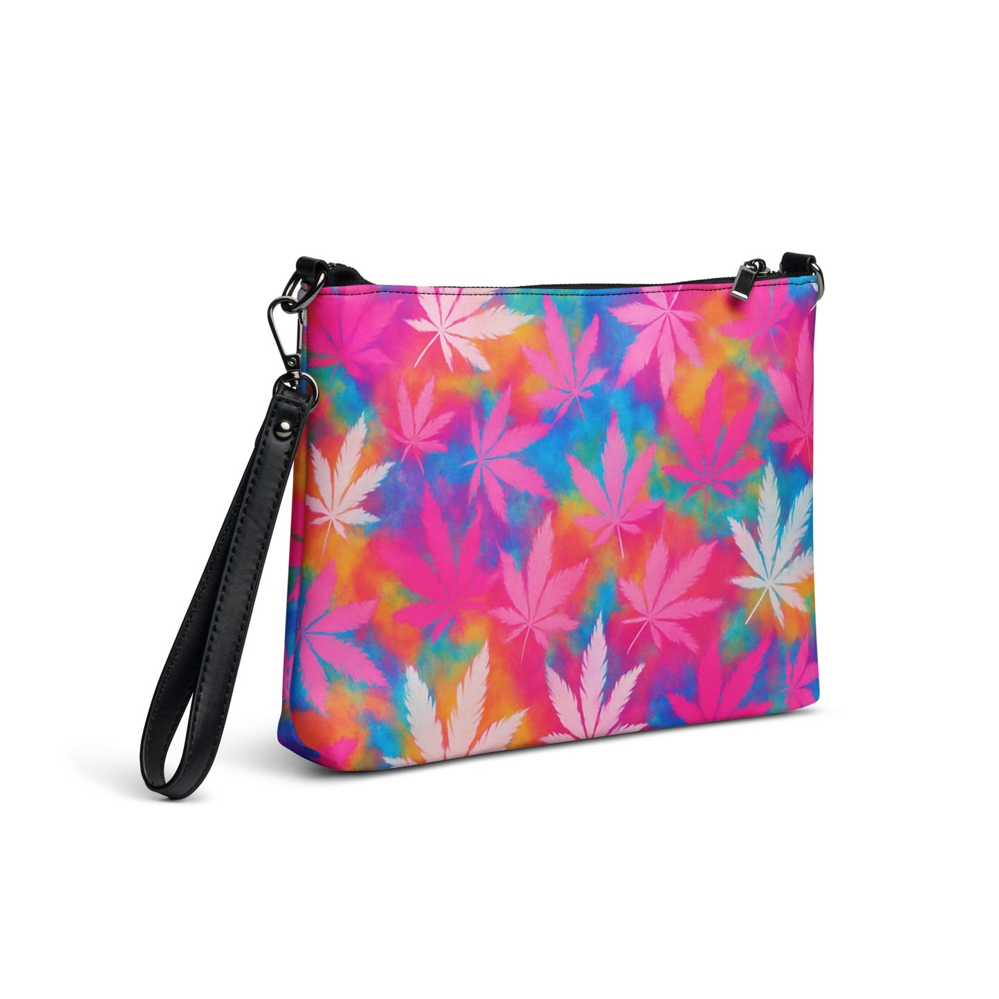 420 pink tie-dye Crossbody bag