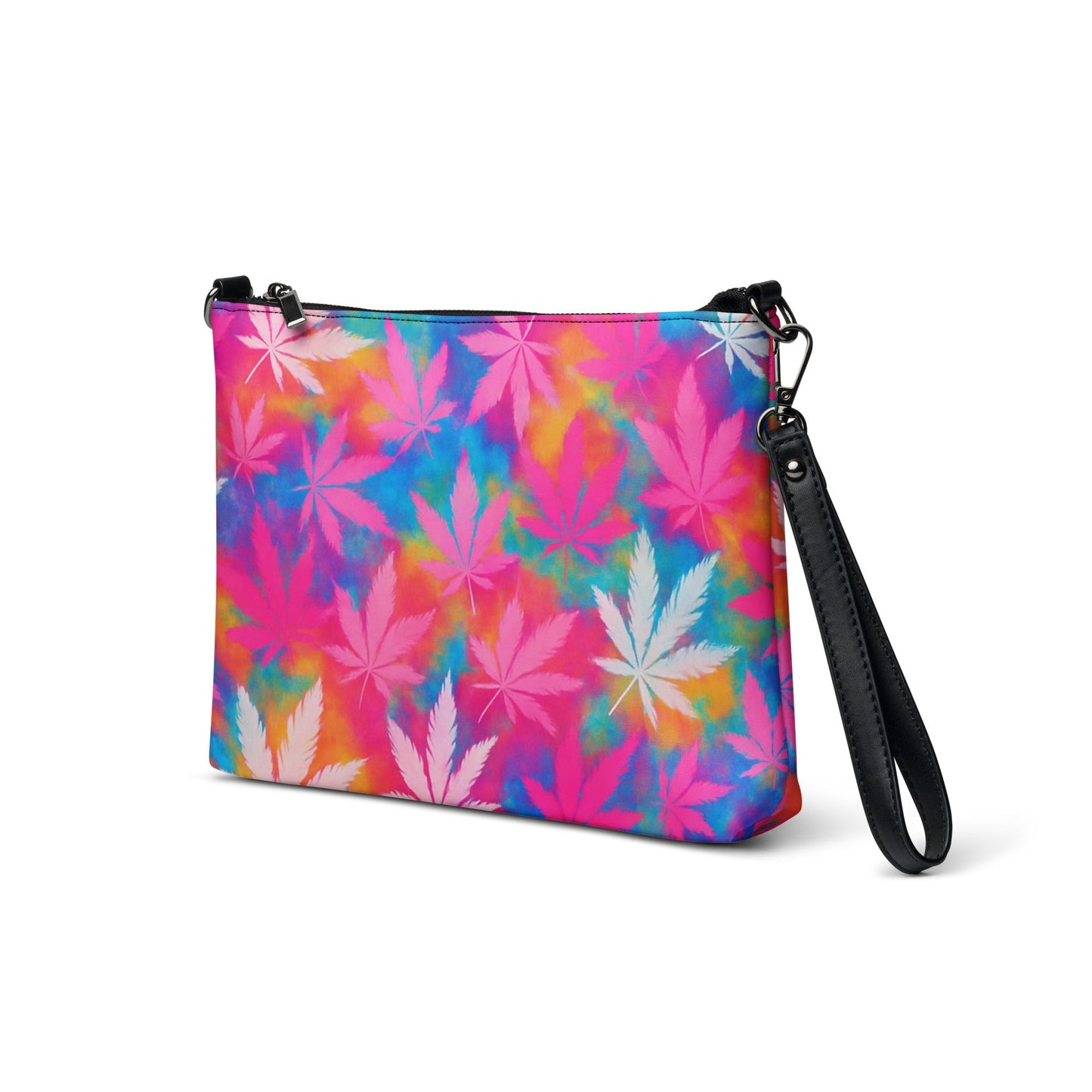 420 pink tie-dye Crossbody bag